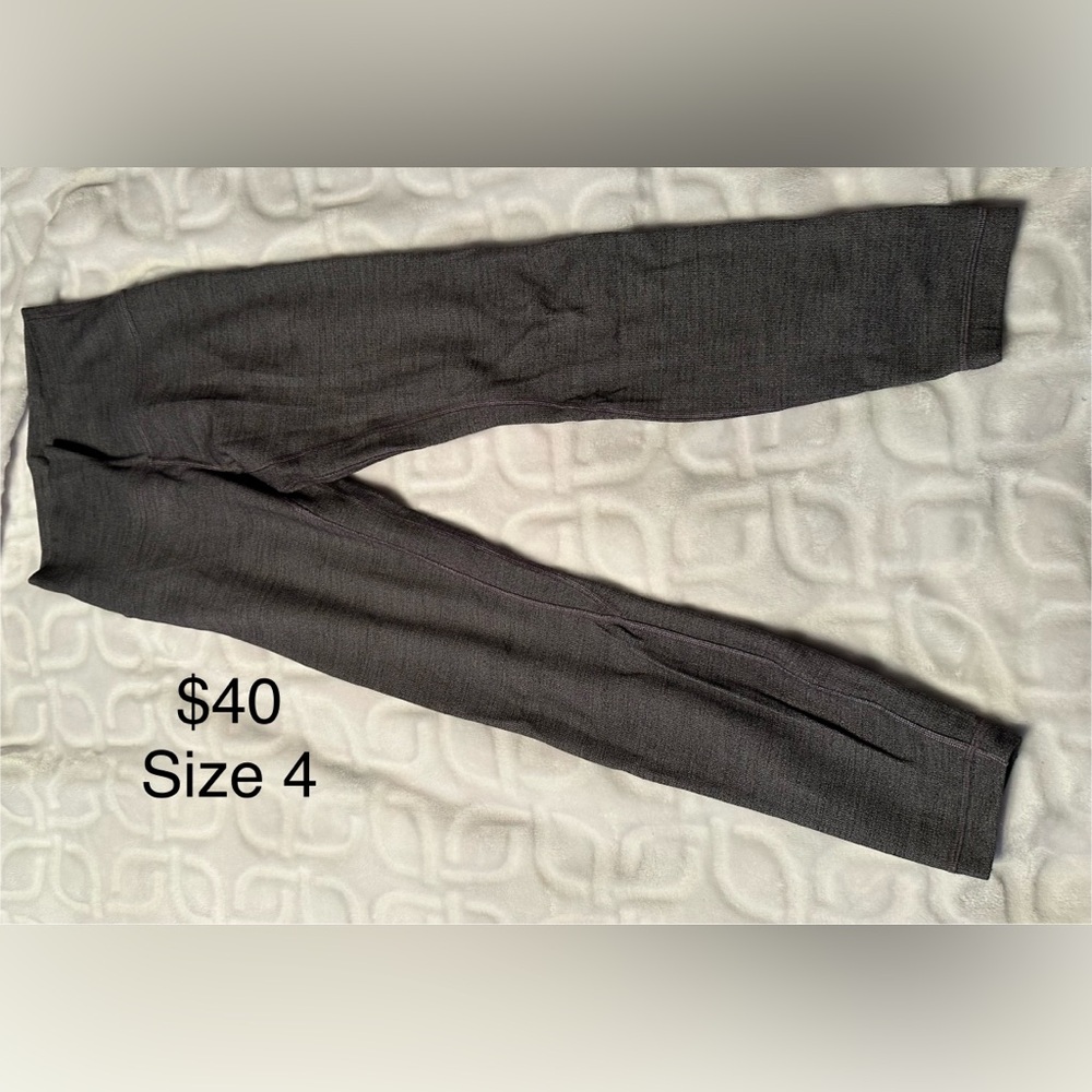 Lululemon Align Pant II 25" Size 4 GUC